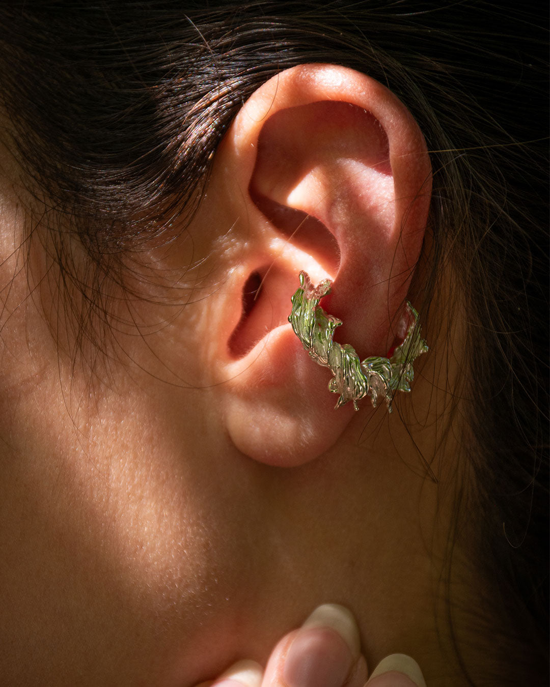 Thalassa ear cuff silver Crush Jewel