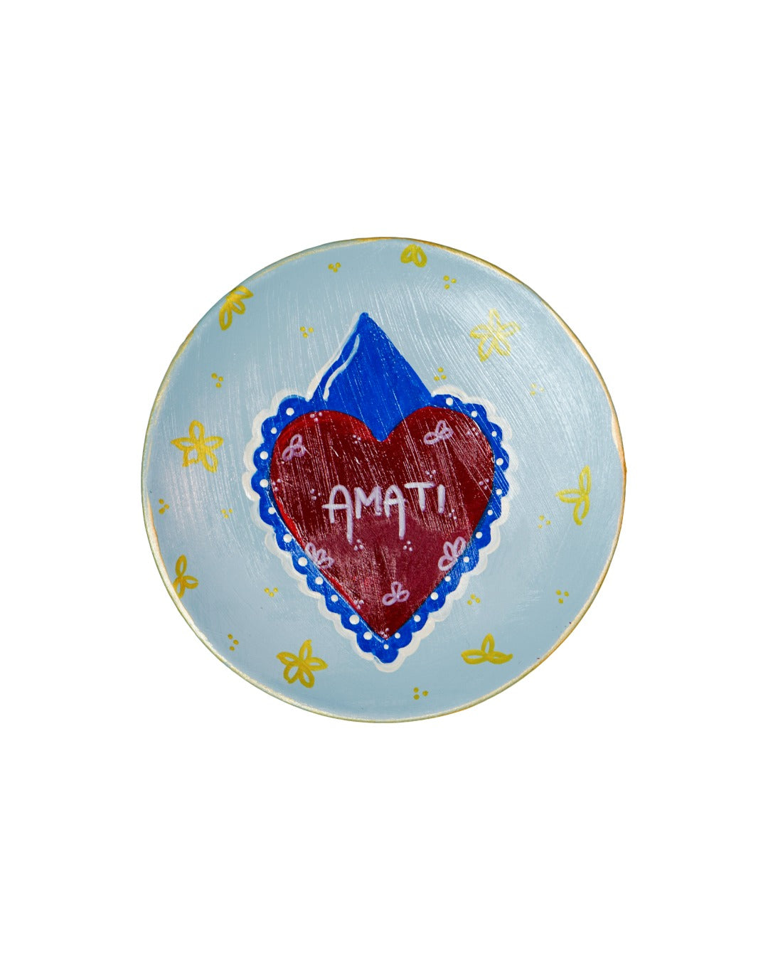 Custom Decorative Sacred Heart Pop Small Plate