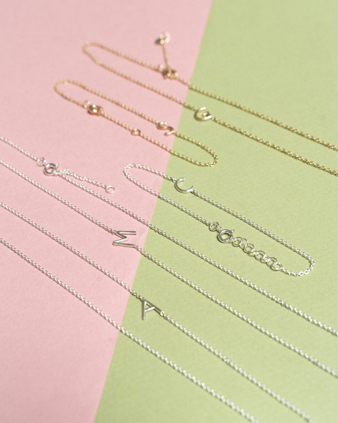 Custom Thin Letter necklace