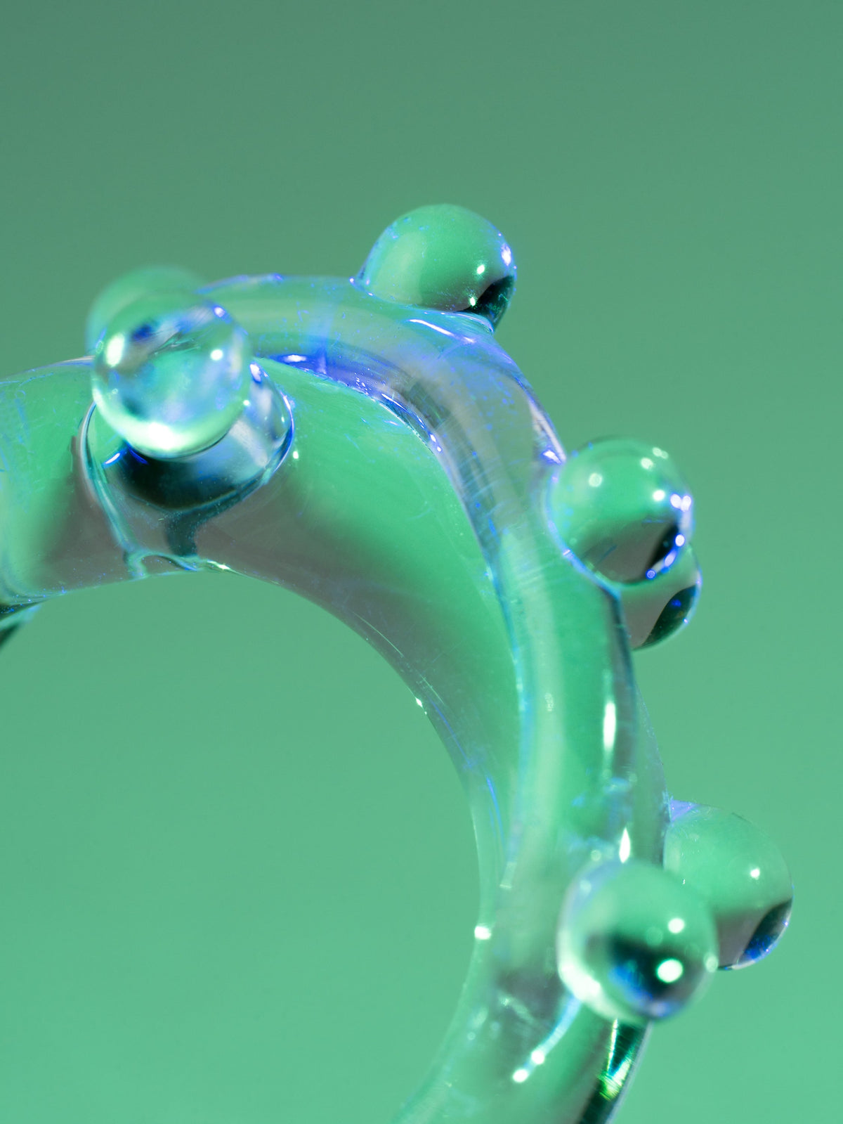 Cry Clear Murano glass ring