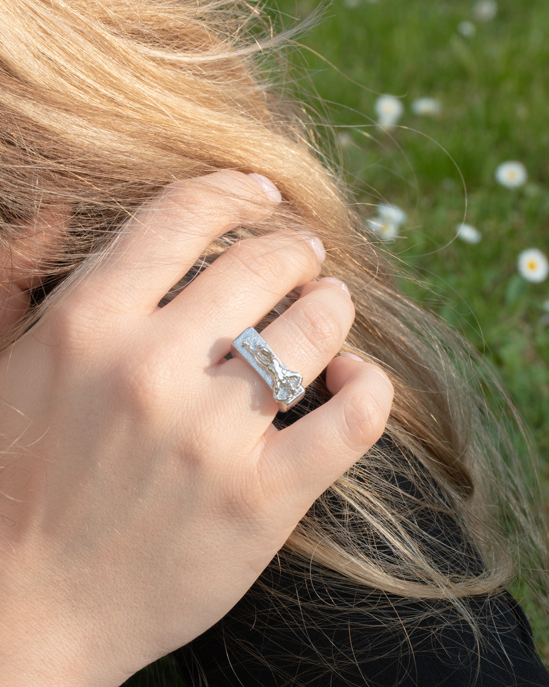 "I'd love to watch the clouds with you" Ring