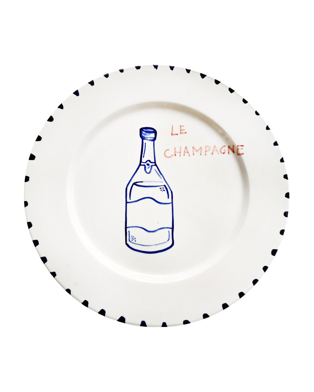 Le Champagne plate