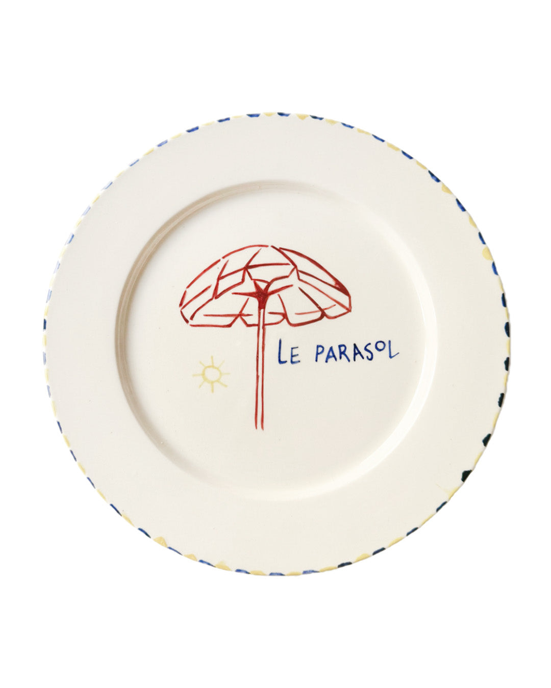 La Plage plates MIX - Set of 4