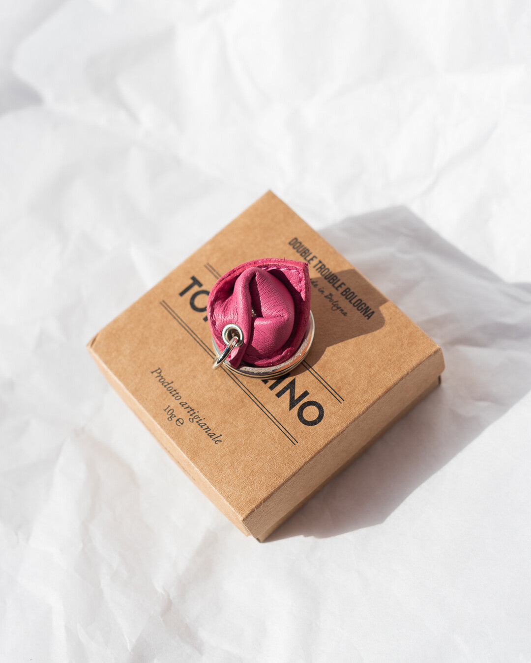 Custom Tortellino keychain - 1 letter