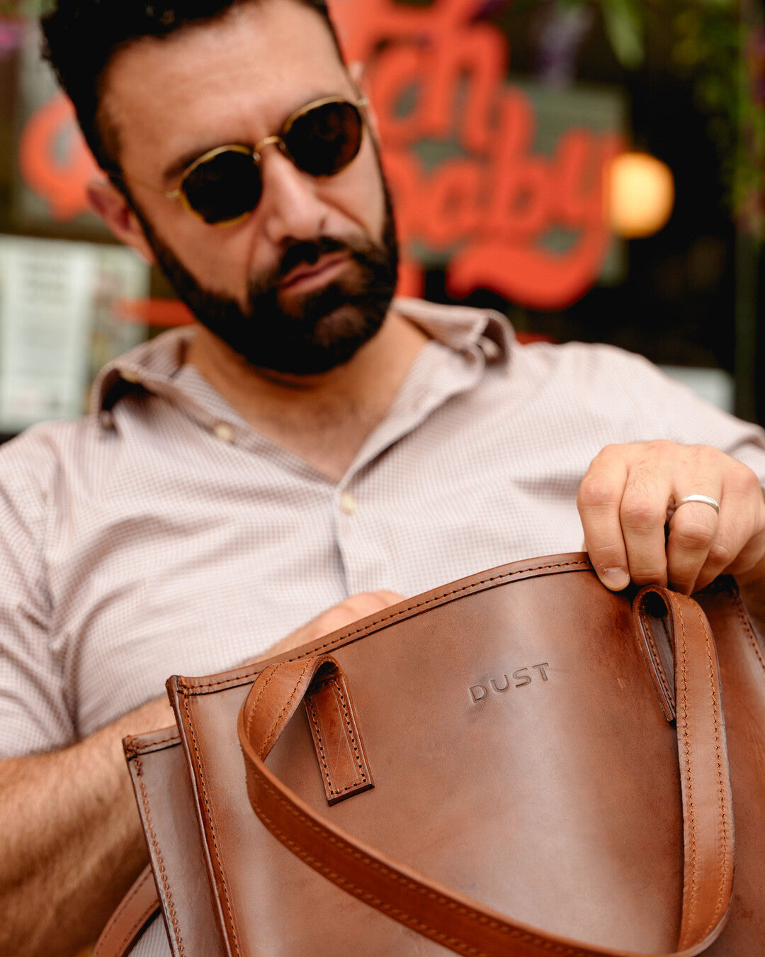 Leather Tote Aspen Collection