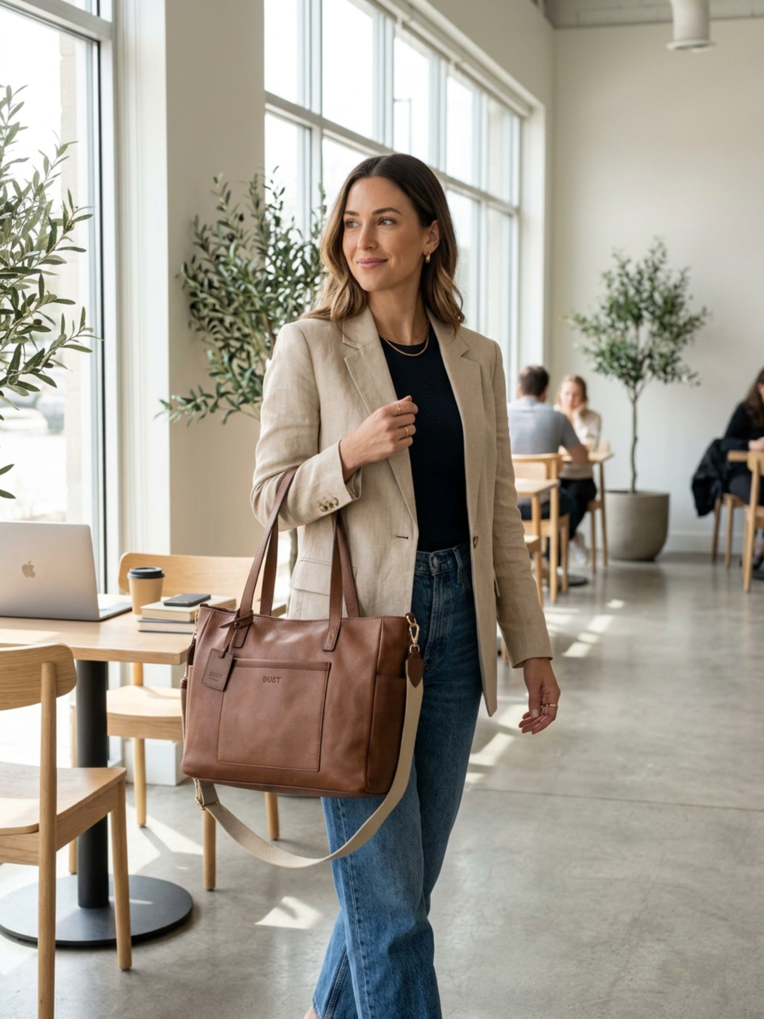 Leather Tote Fifth Avenue Collection