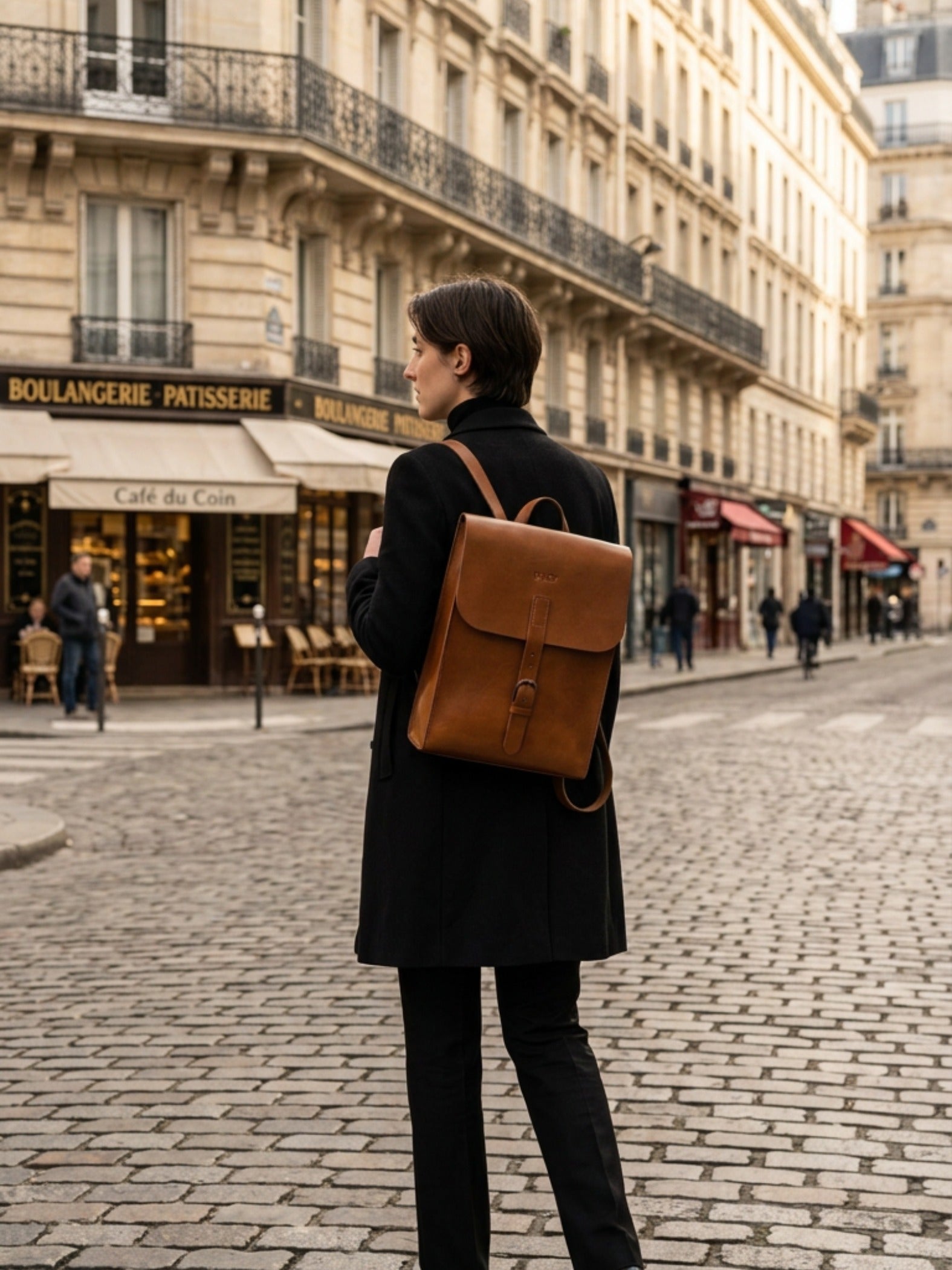 Leather Backpack Oxford Collection