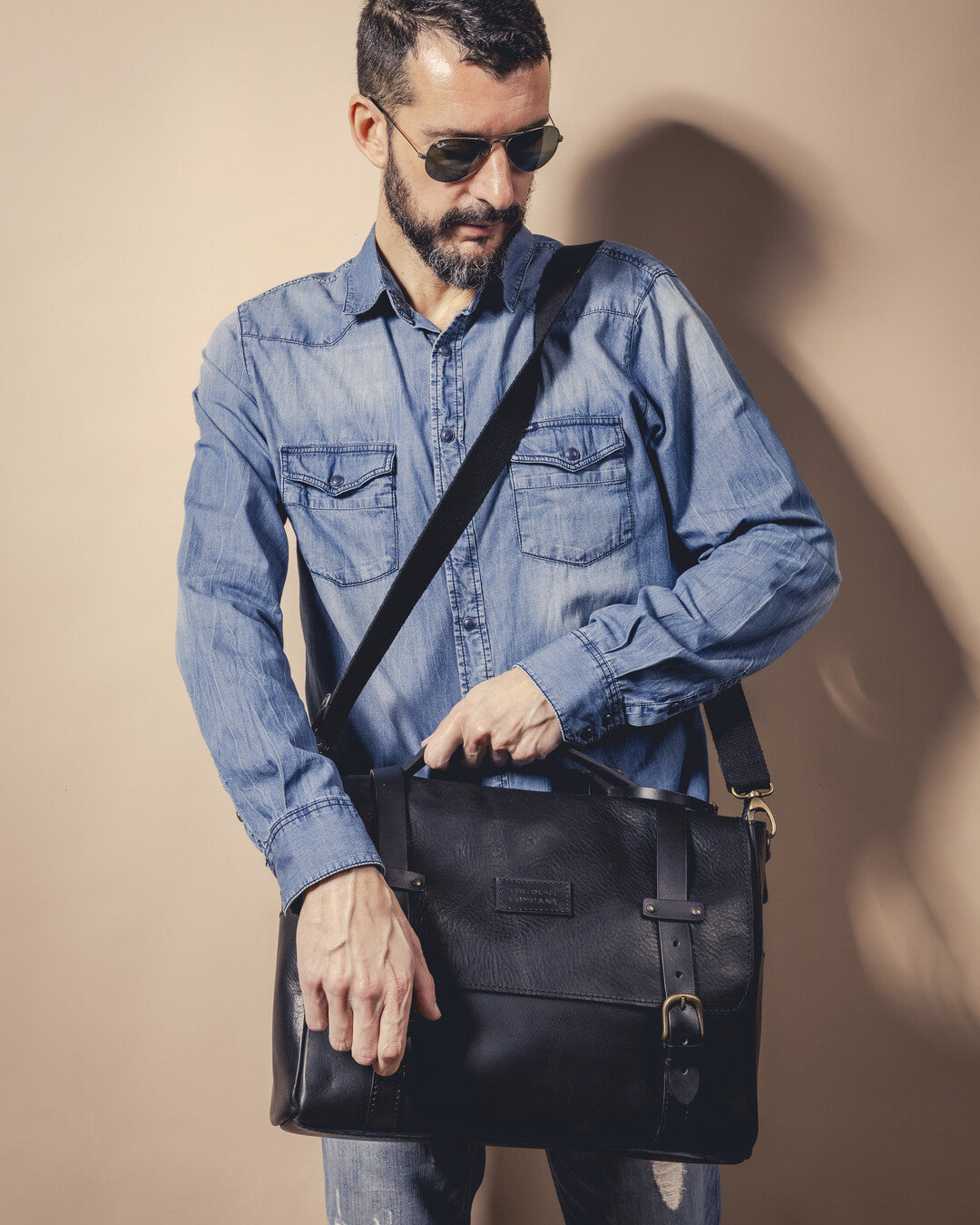 Leather Messenger