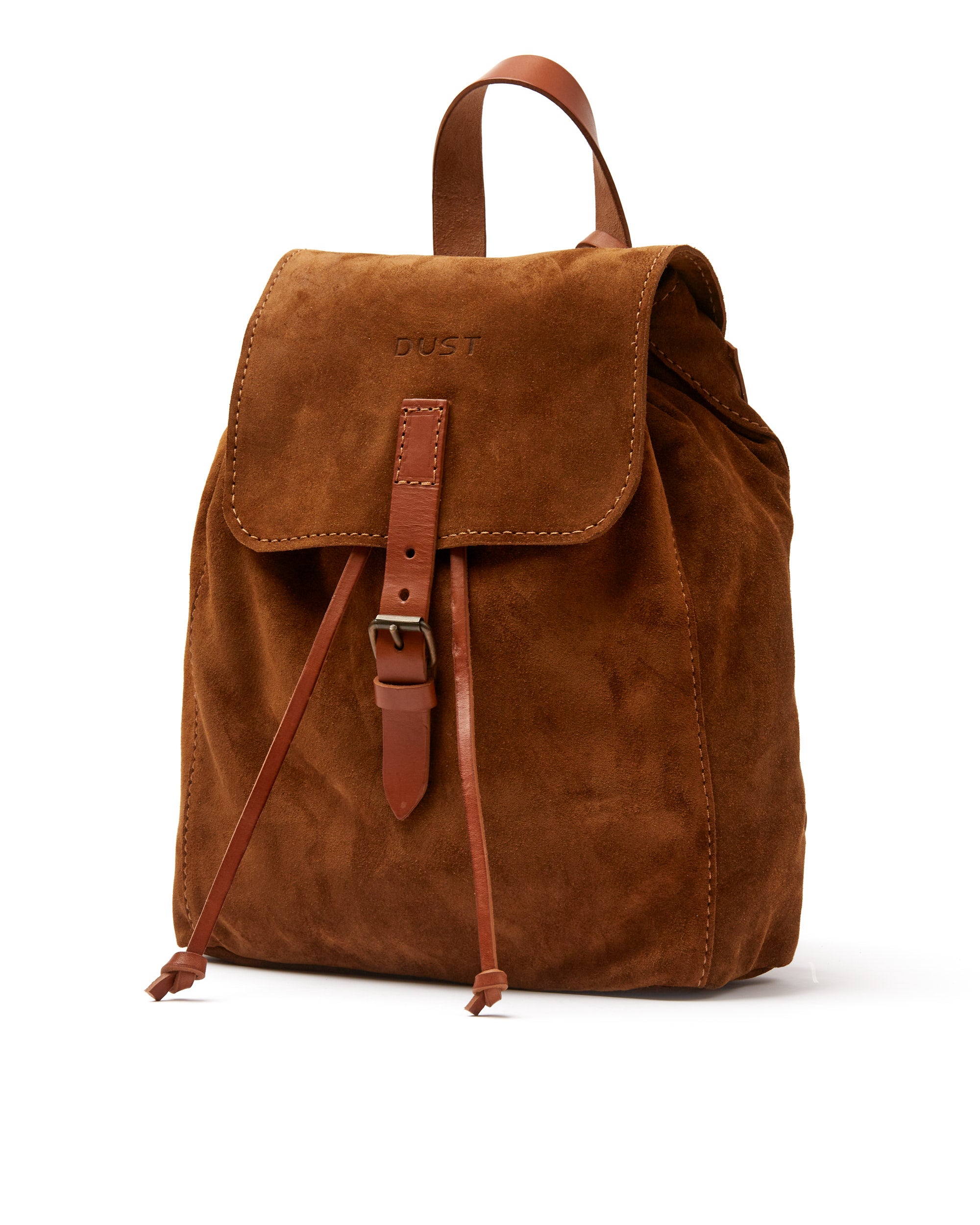 Leather Backpack in Suede Venice Collection