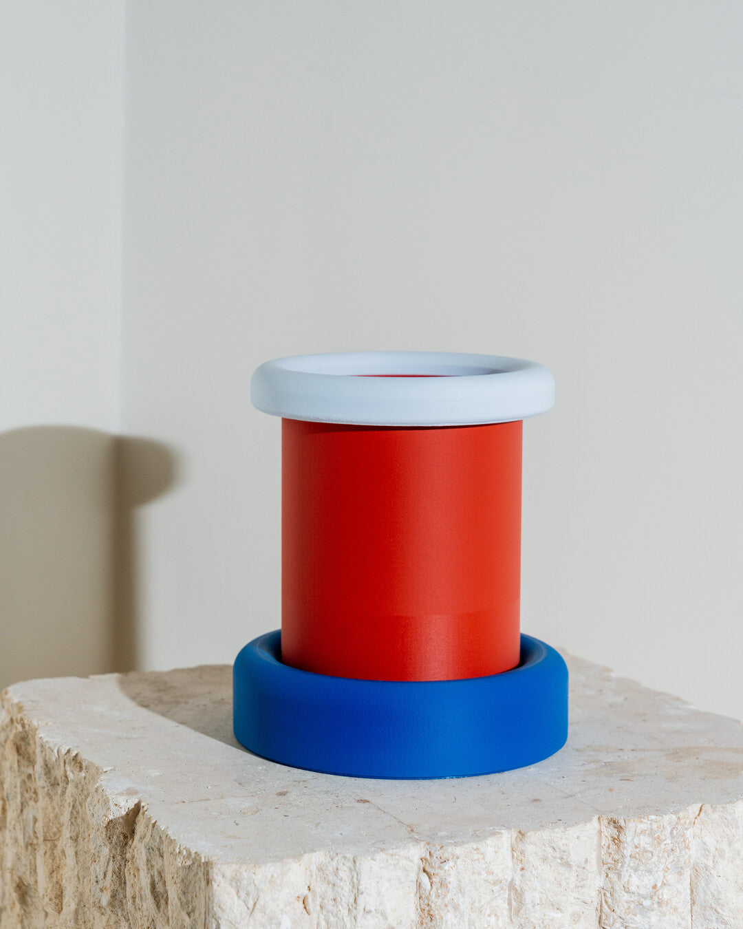 3D printed colorful vase - Emil Robbrecht