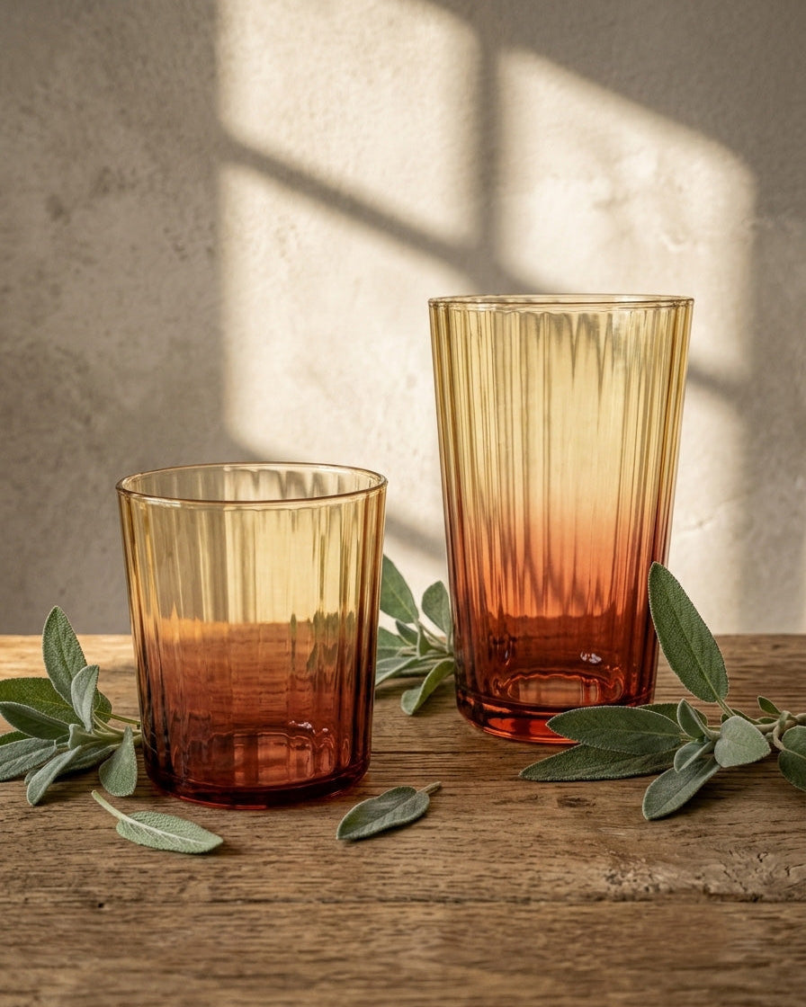 Sunflare glass - Set of 6
