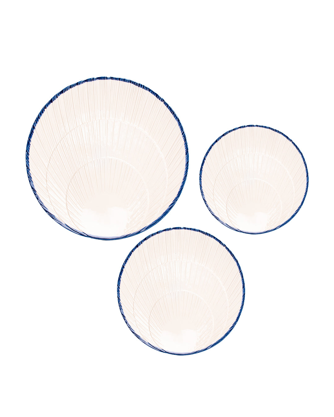Konkylie Navy - 3 pieces plate set (-7%)