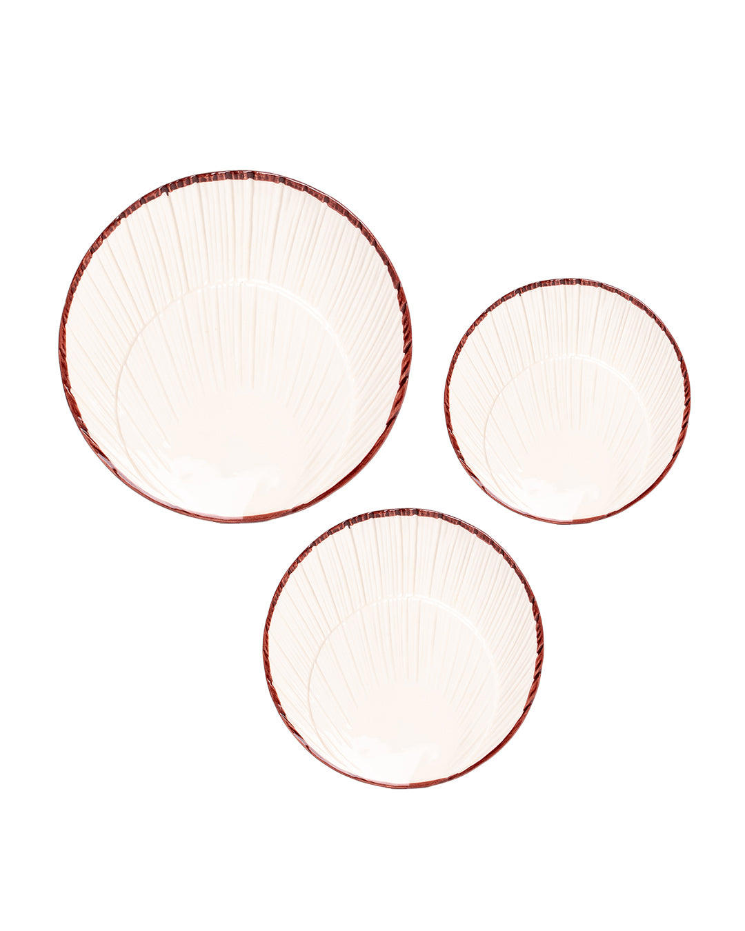 Konkylie Sand - 3 pieces plate set (-7%)