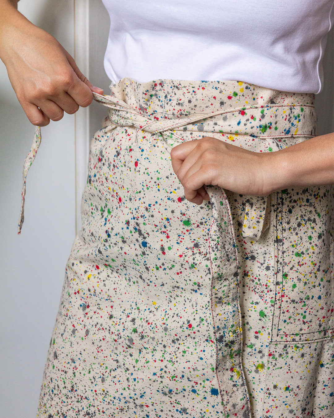 Artist's half-apron cotton Factory Melilli