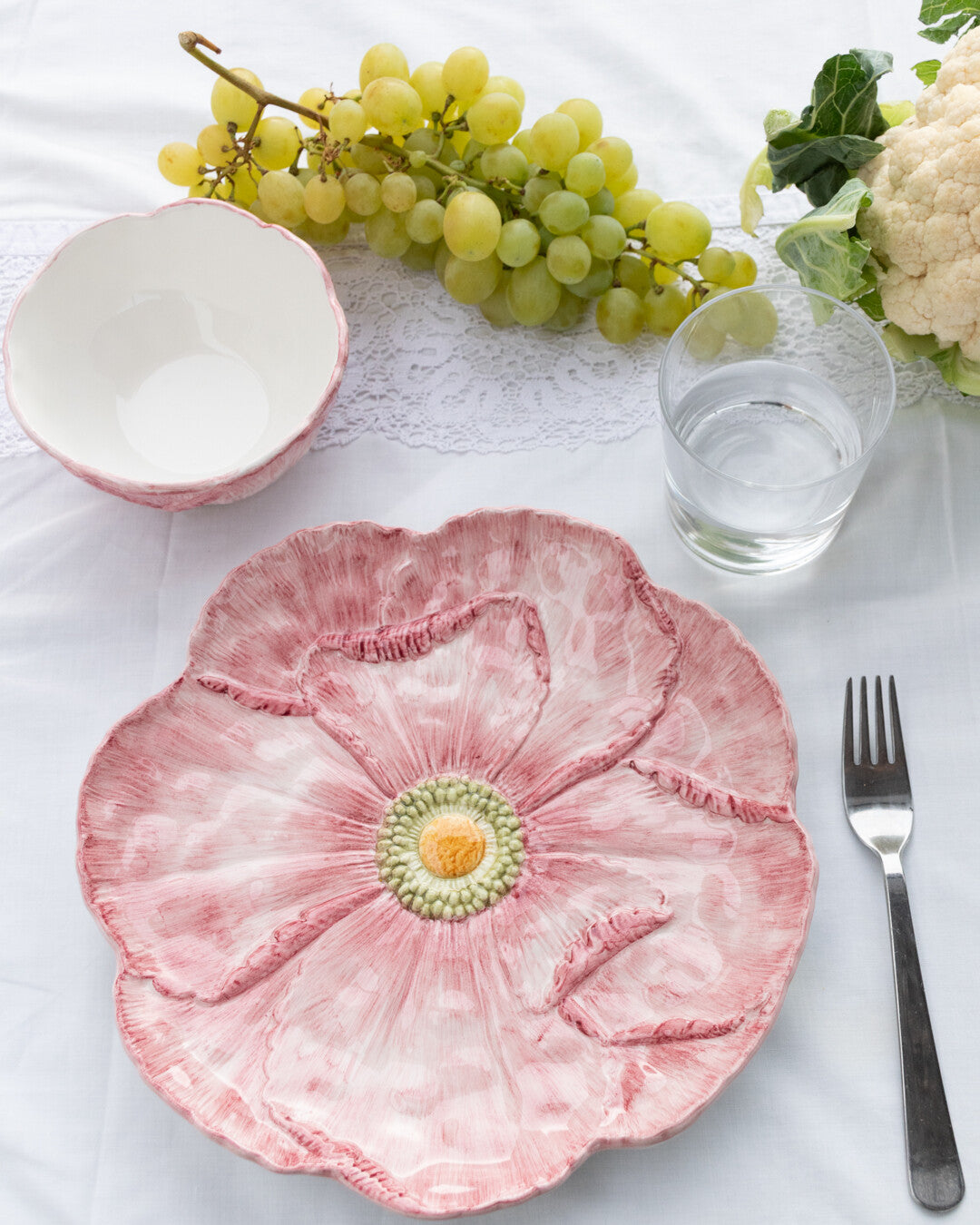 Poppy dinner plate