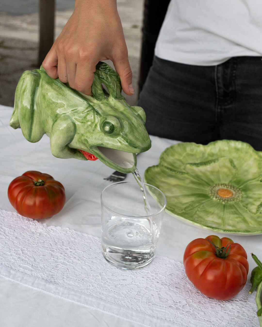 Frog water jug