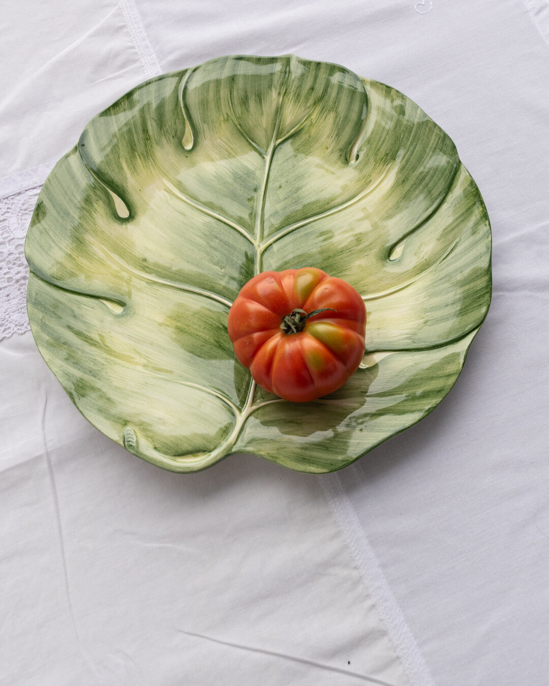 Bermuda Leaf shaped serving plate
