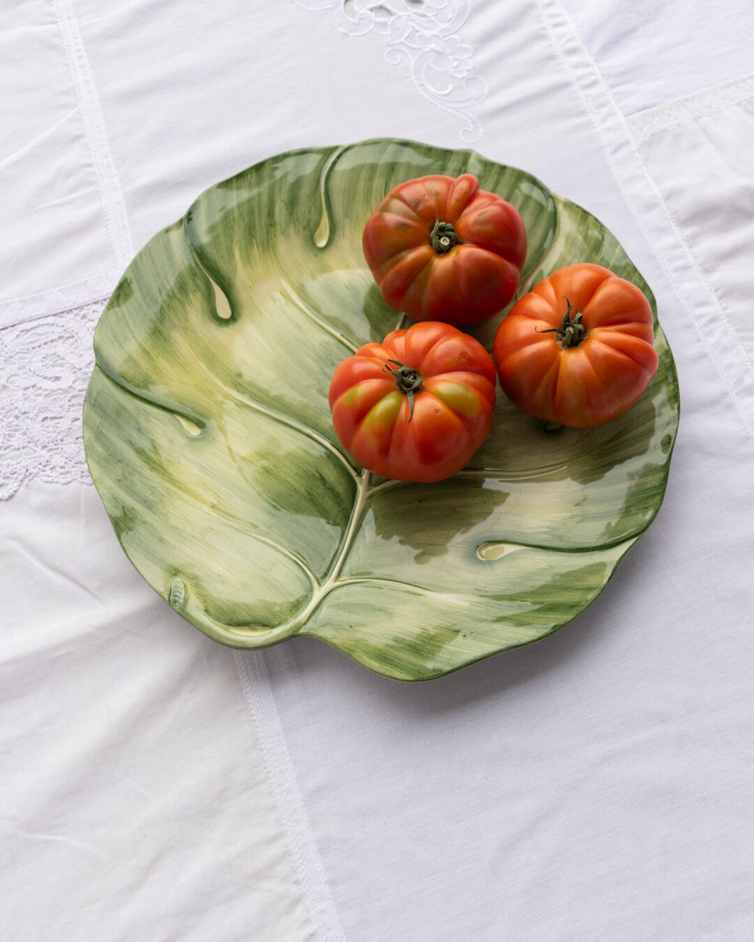 Bermuda Leaf shaped serving plate