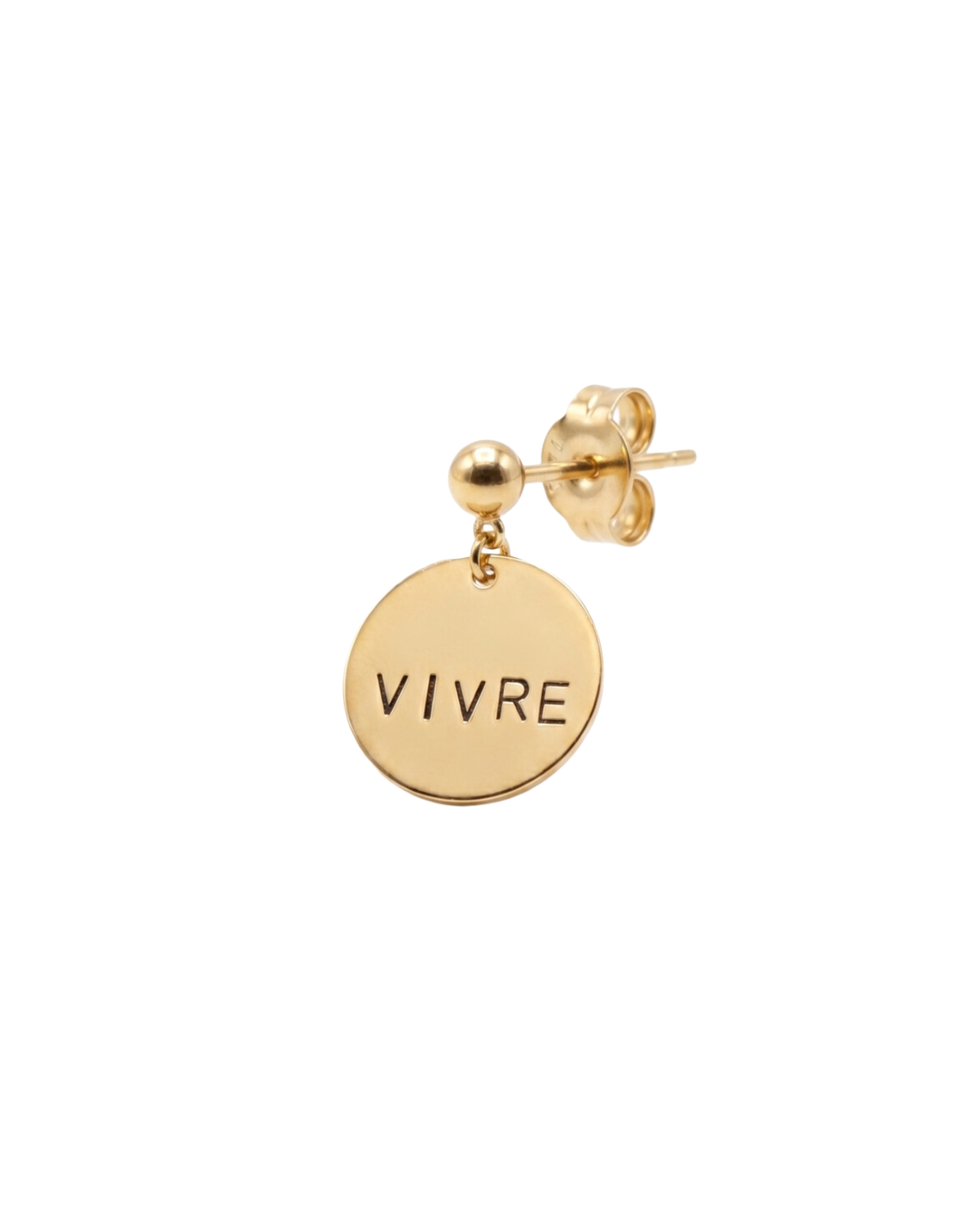 Custom Engraved Single-earring