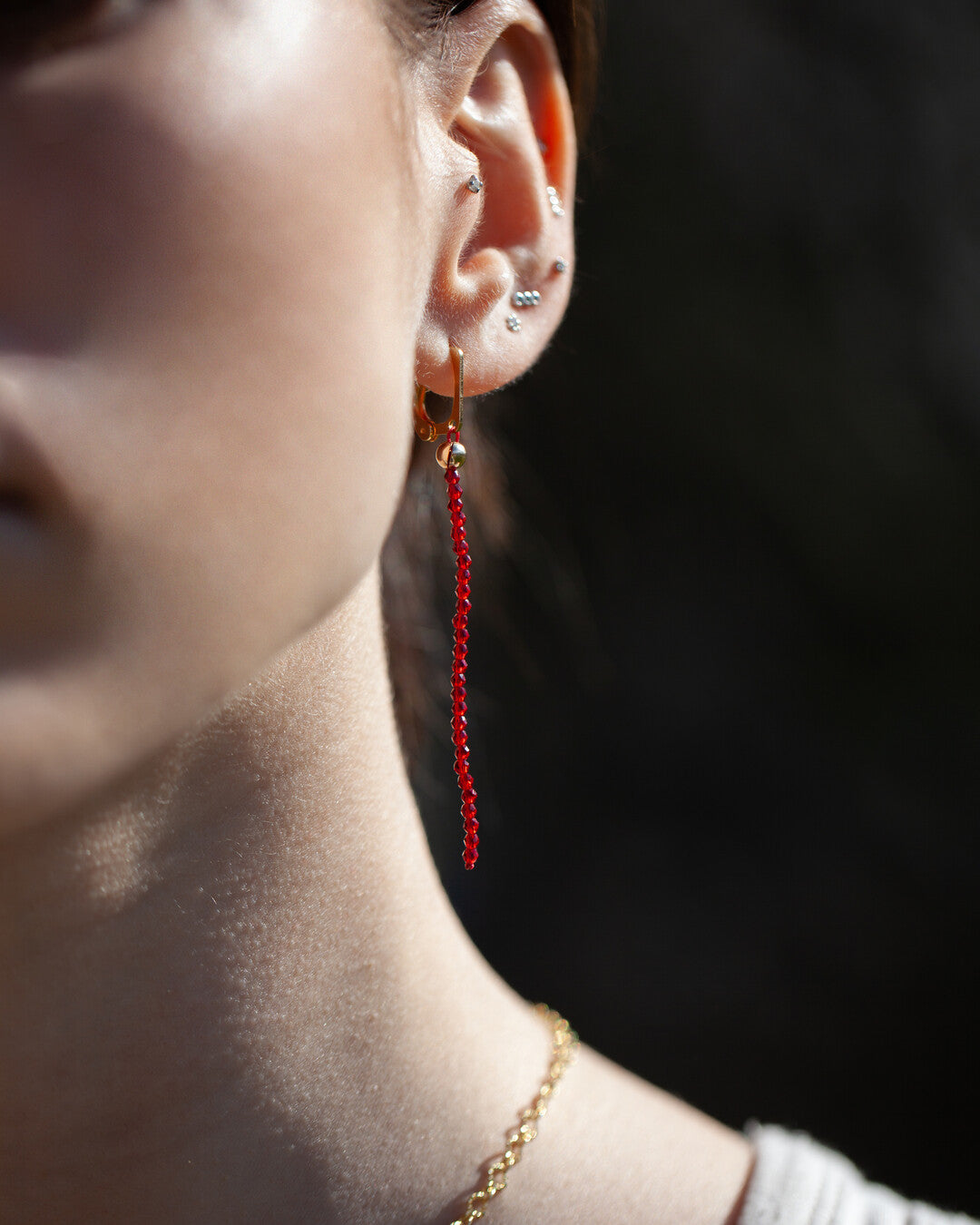 Earrings Filo Di Zirconi