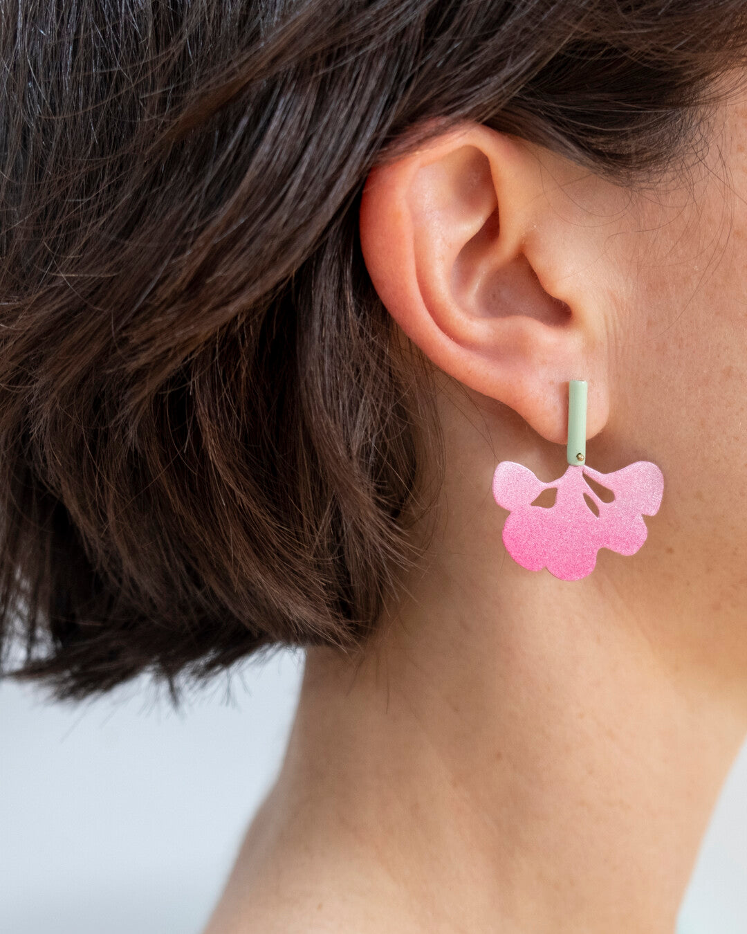 Boucles d'oreilles Herbier - L'immortelle fleur