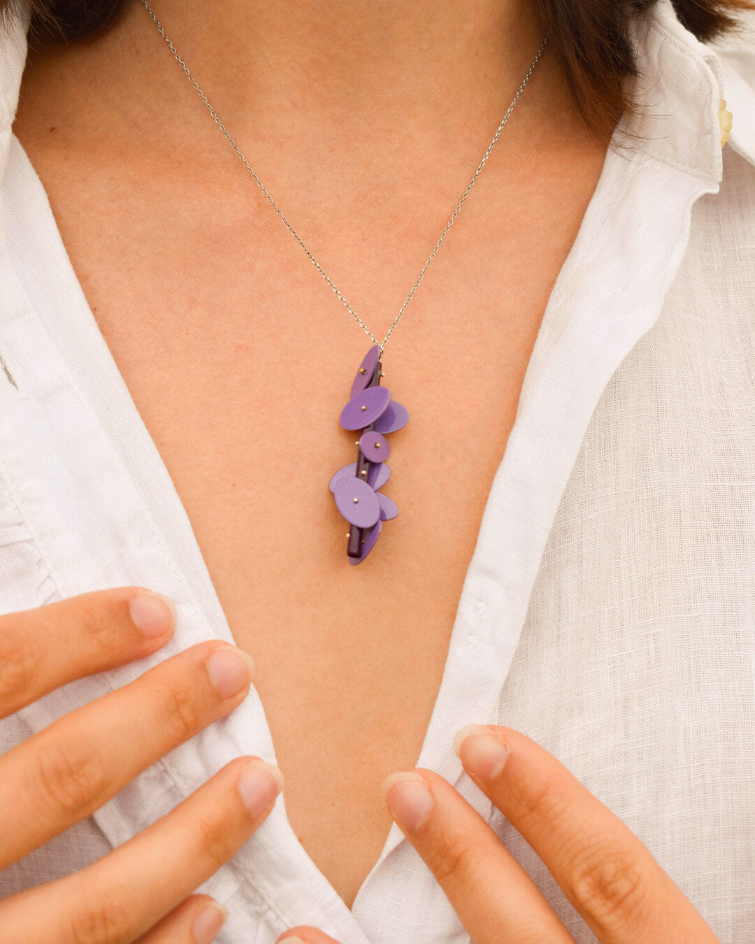 Lavender herbarium Necklace