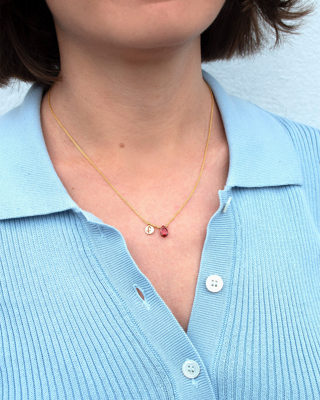 Custom handmade gold necklace - Giulia Tamburini personalize