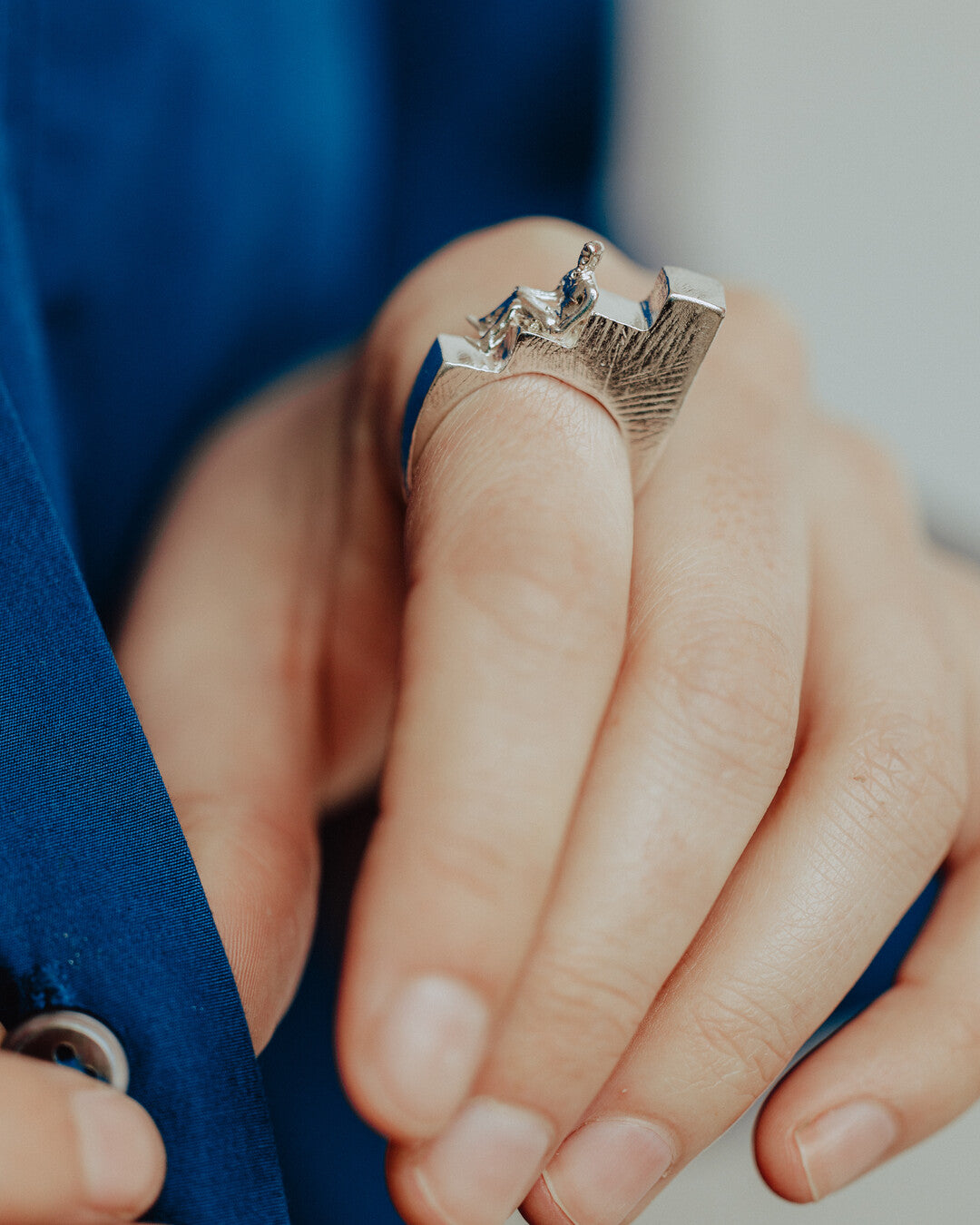 Bague "Quelqu'un t'attend"