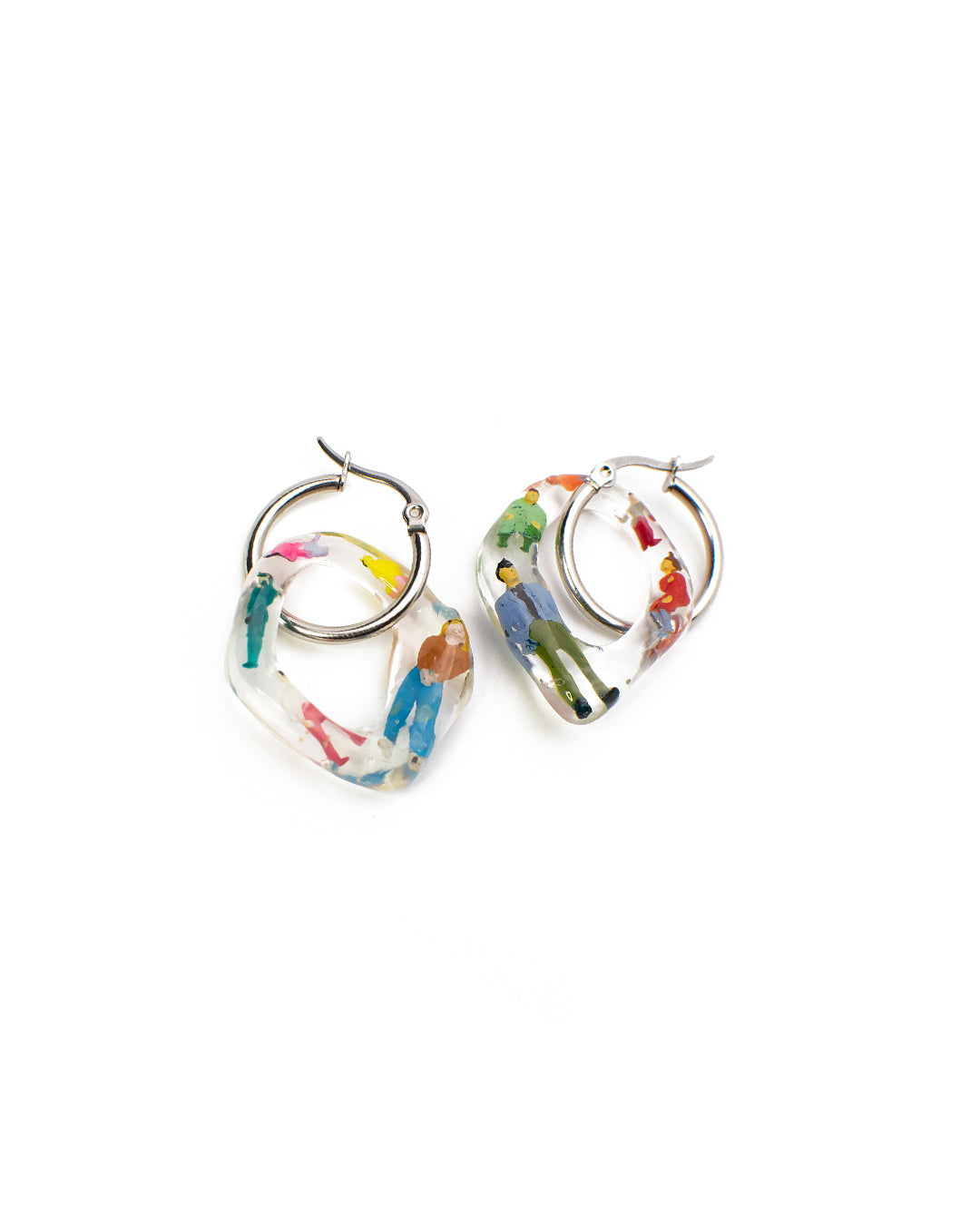 Hand-painted earrings - Gorobei