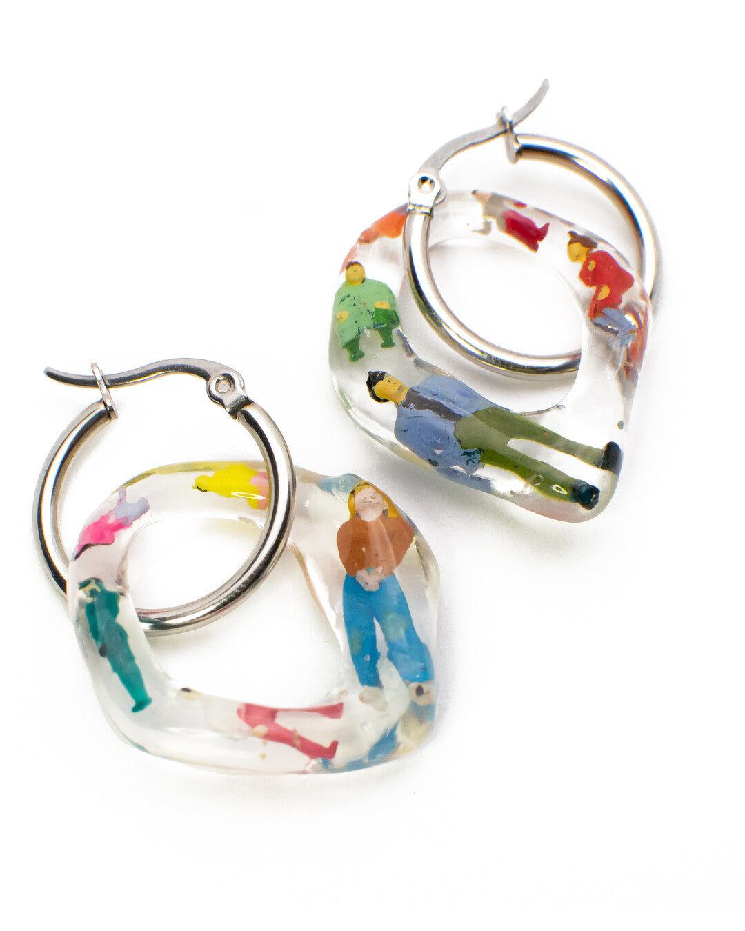 Hand-painted earrings - Gorobei