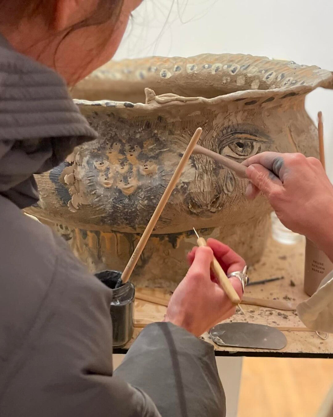 Hand building ceramic workshop with Anke Buchman