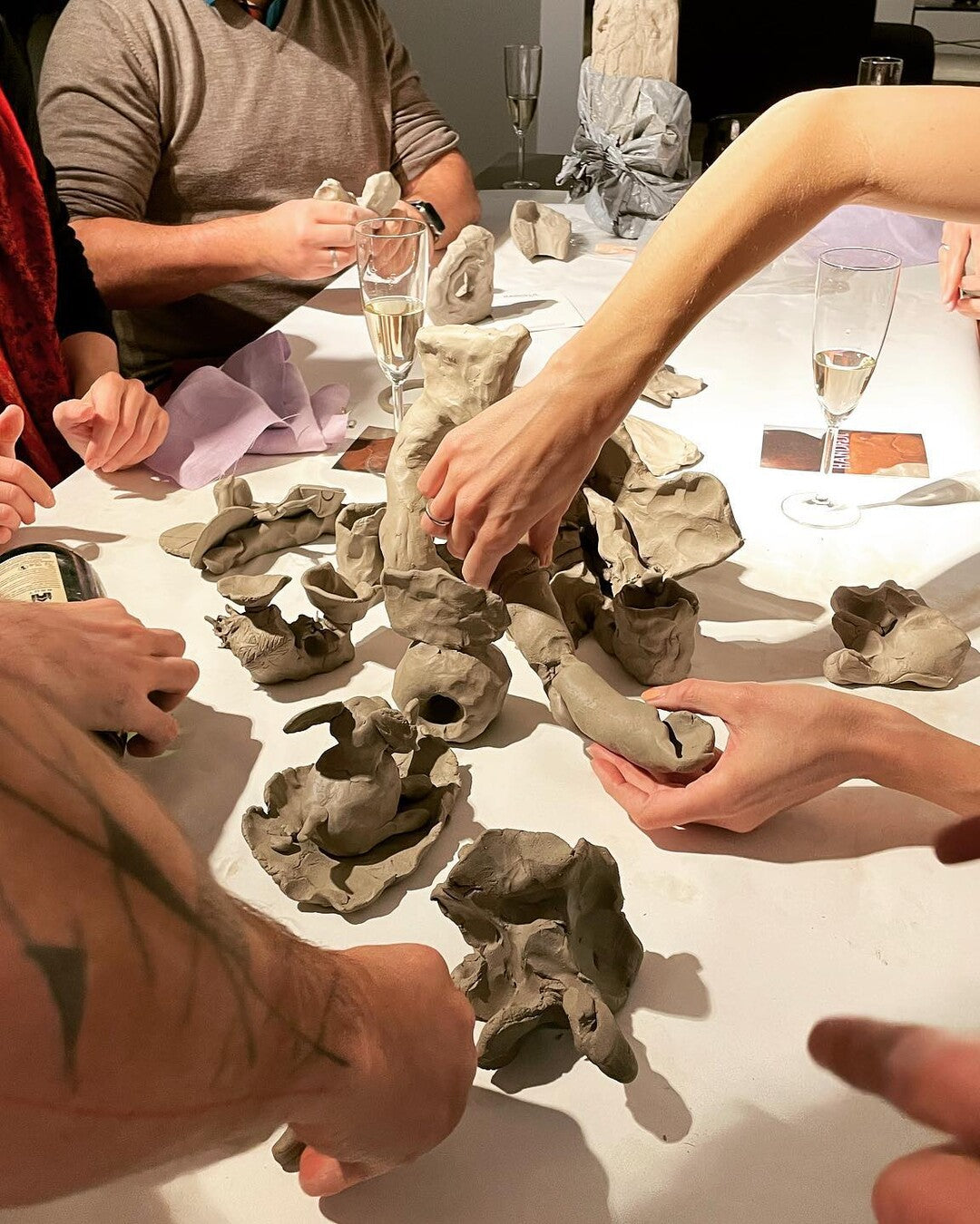 Hand building ceramic workshop with Anke Buchman