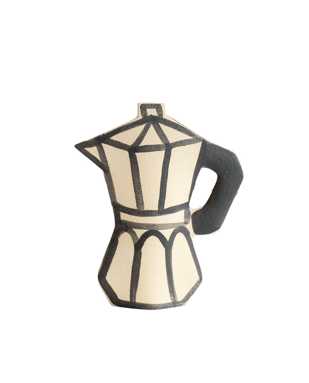 'Coffee Pot' Ceramic Illustrated Vase