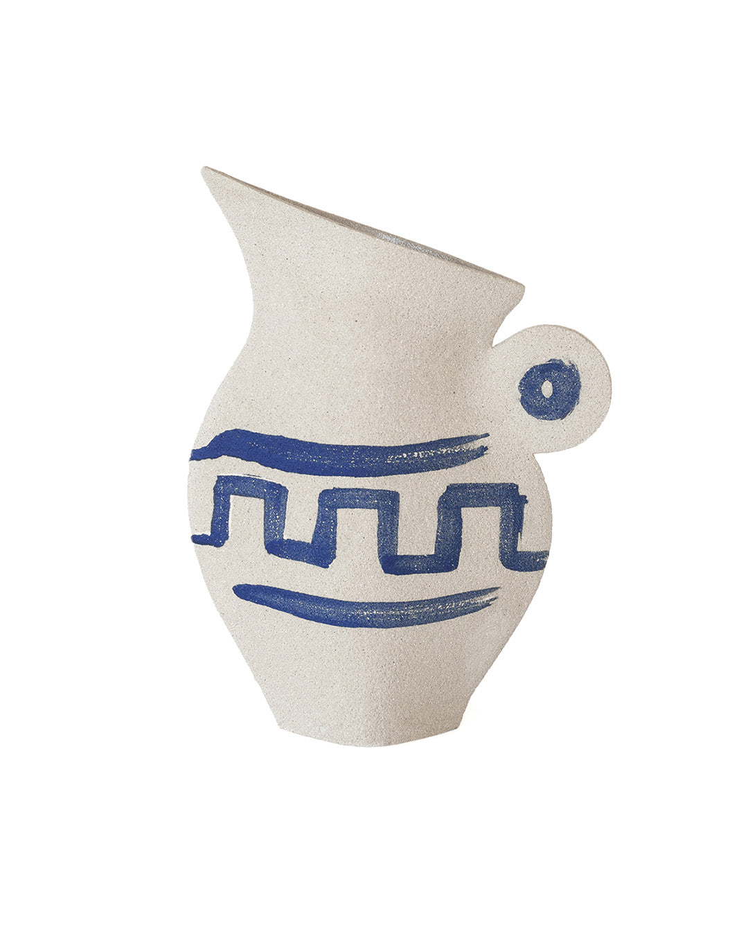 Vase Illustré en Céramique ‘Pichet Grec N°1’