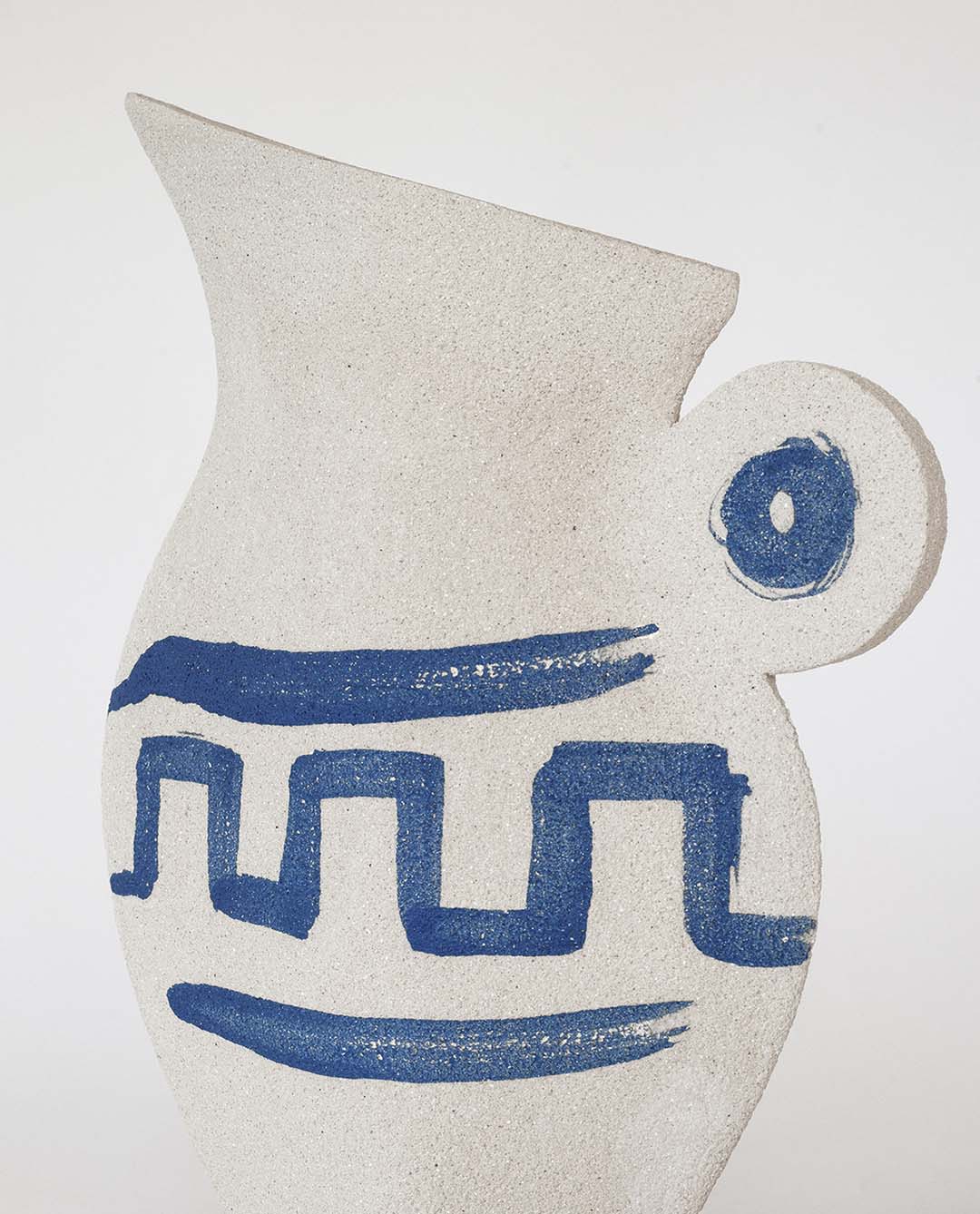 ‘Greek Pitcher’ Ceramic Illustrated Vase