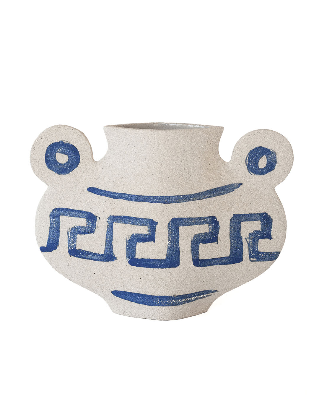 Vaso in ceramica illustrato 'Greek'