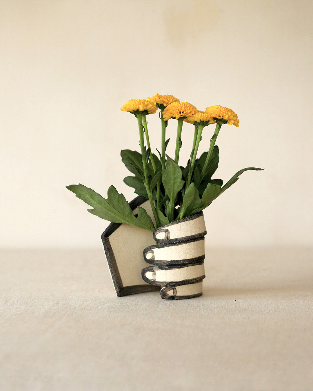 'Hand 1' Ceramic Illustrated Object