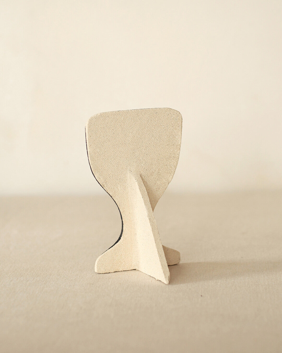 'Wine Glass' Ceramic Illustrated Object