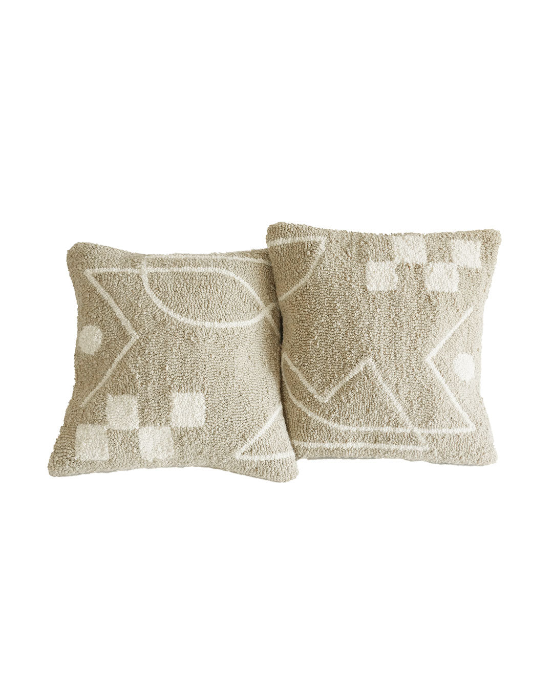 Suna Tufted Cushion Covers - Set of 2- Ito