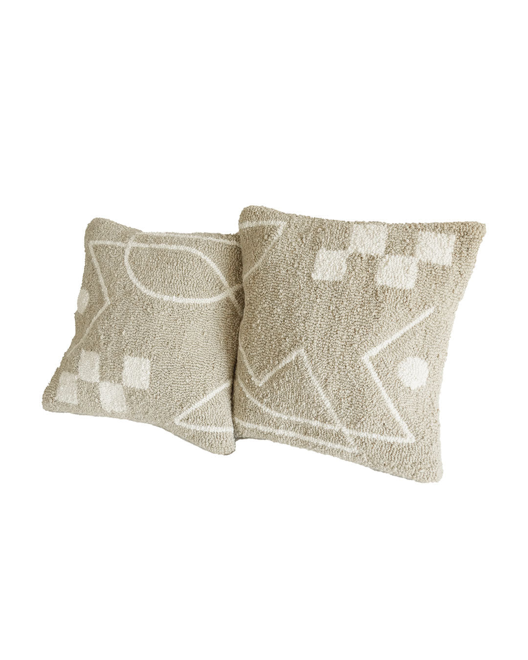 Pair Tufted Cushion Covers - Ito