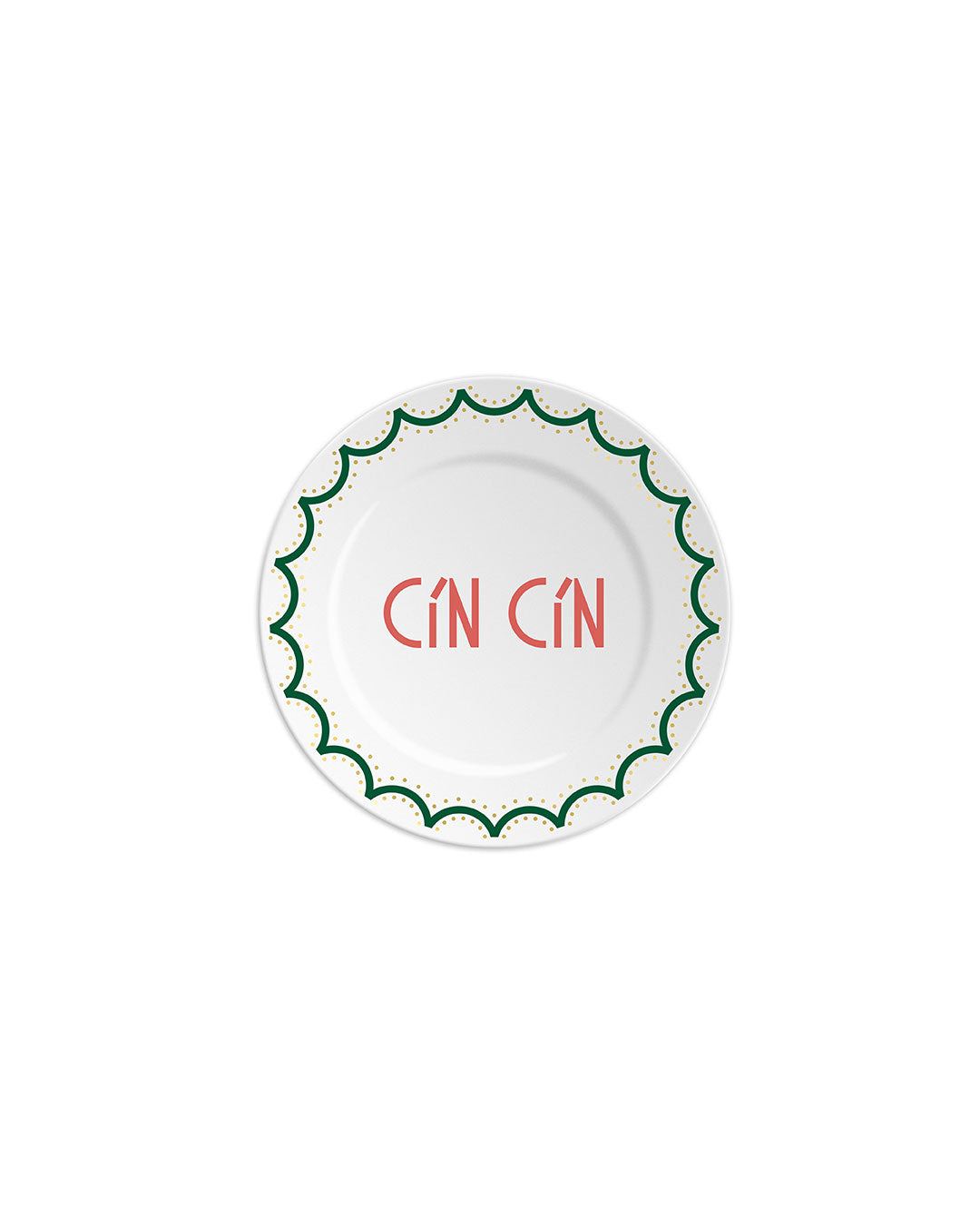 "Cin Cin" bread plate