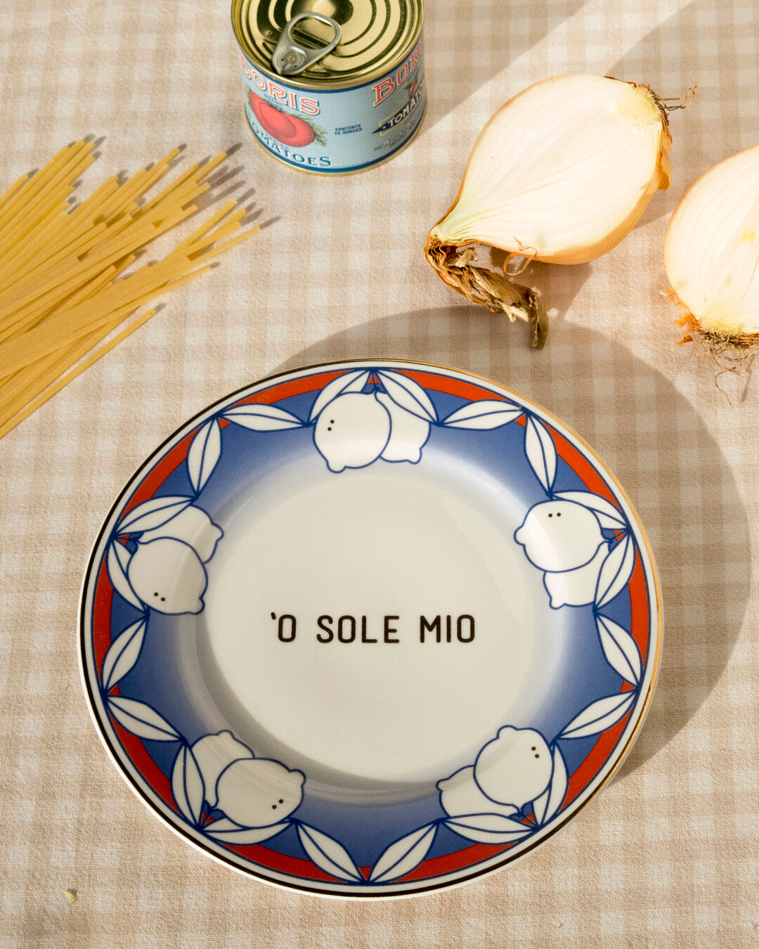 "O sole mio" plate