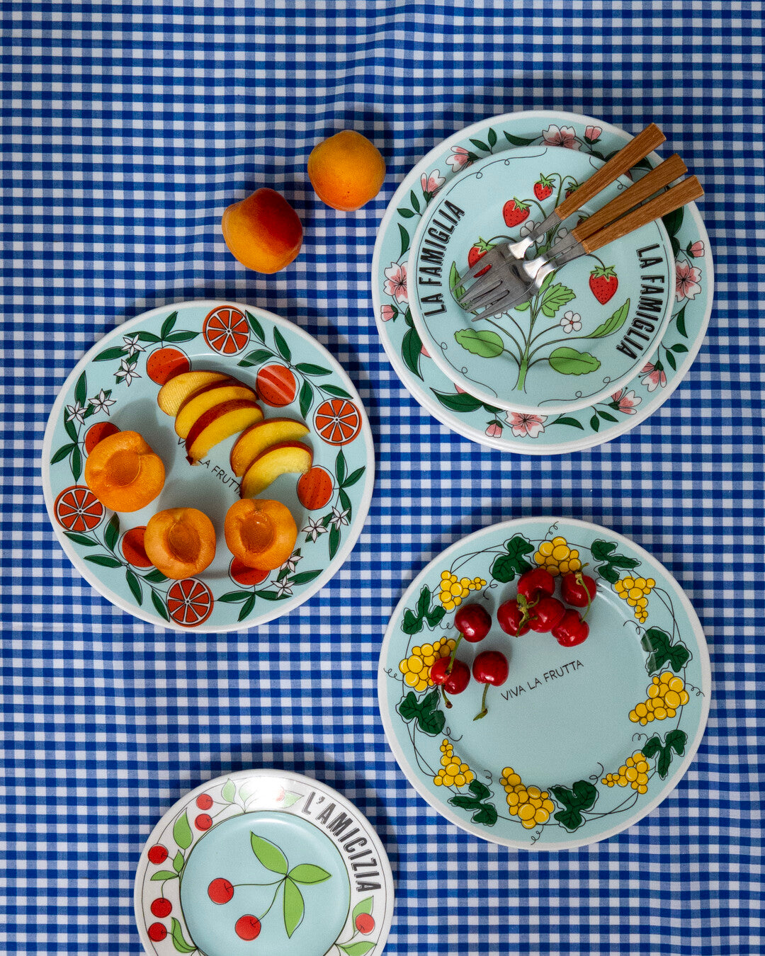 "Viva la frutta" - Peach plate