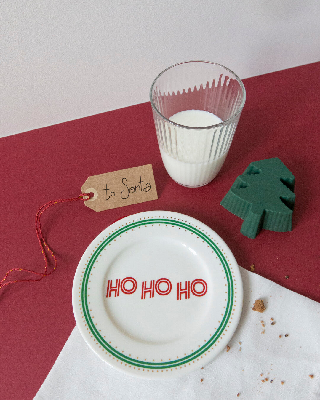 "Oh Oh Oh" bread plate