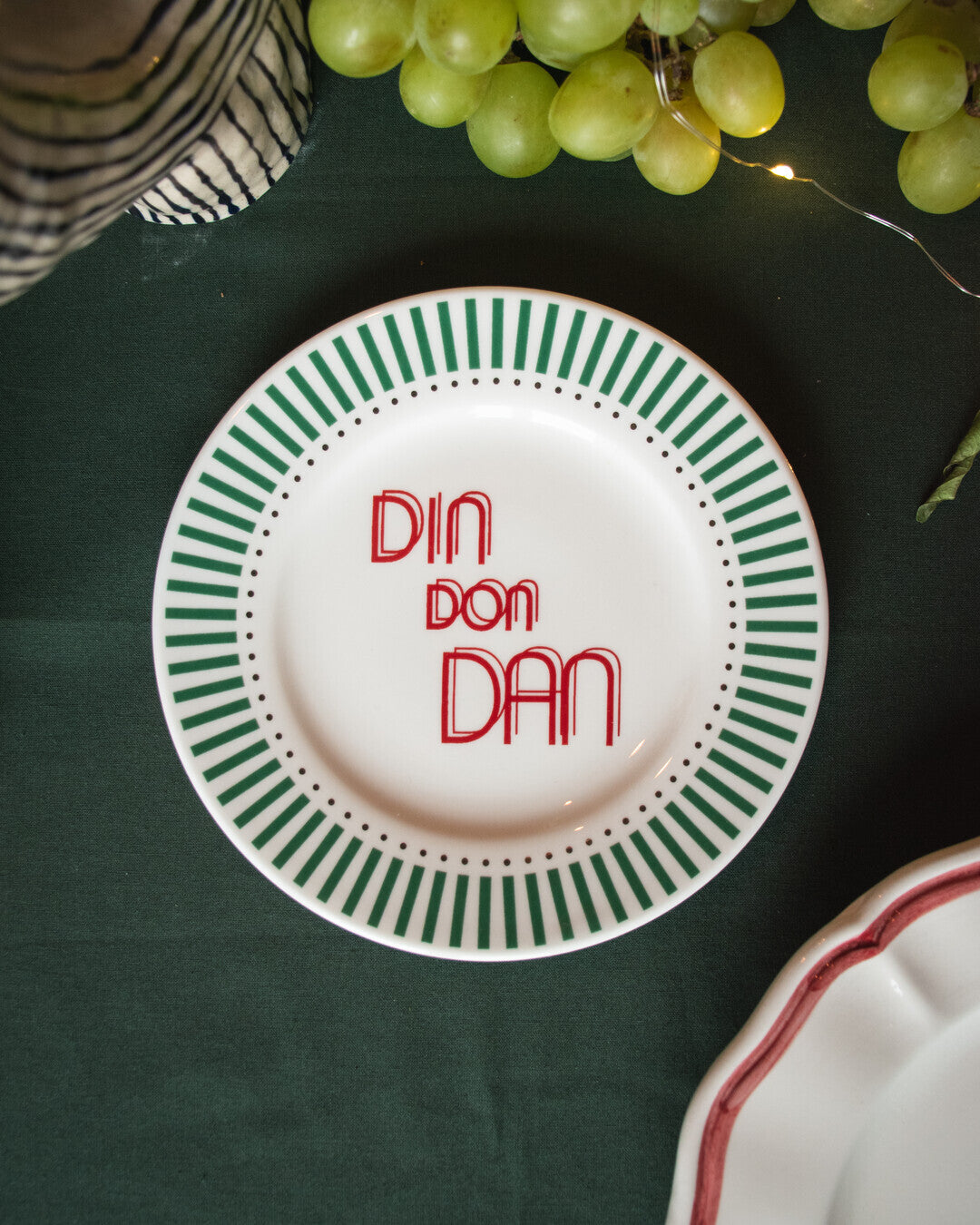 "Din Don Dan" bread plate