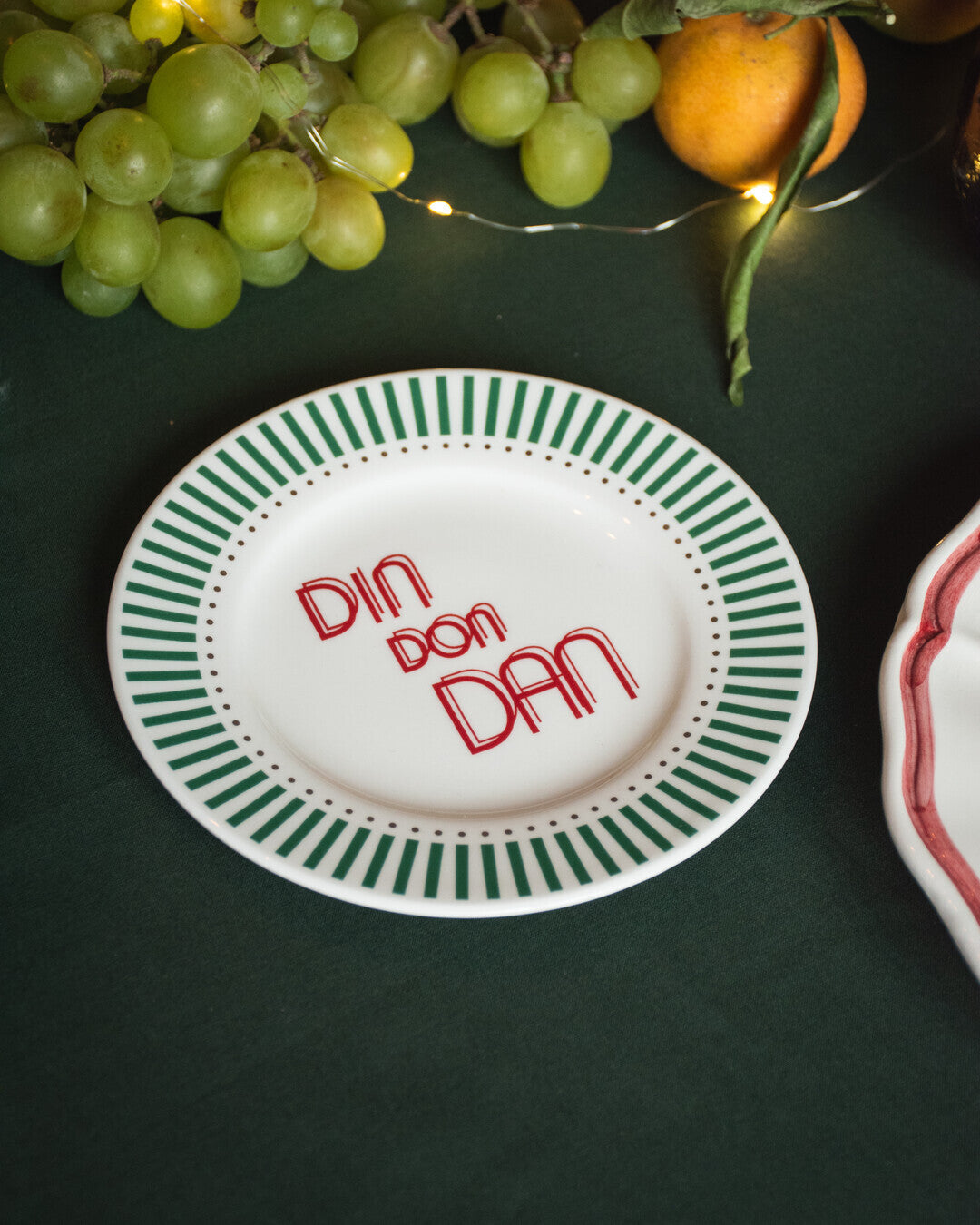 "Din Don Dan" bread plate