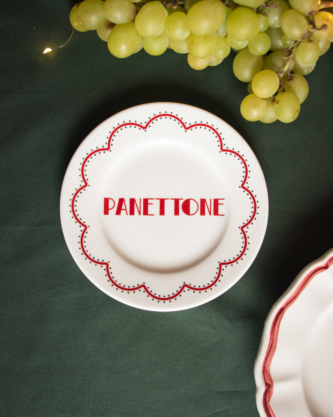 "Panettone" bread plate