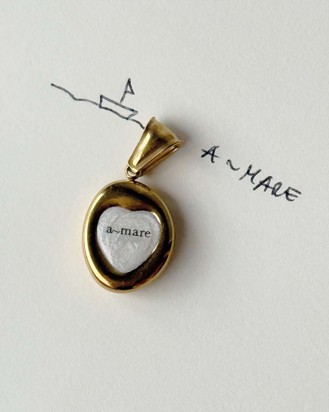 "A~mare" - Heart Necklace