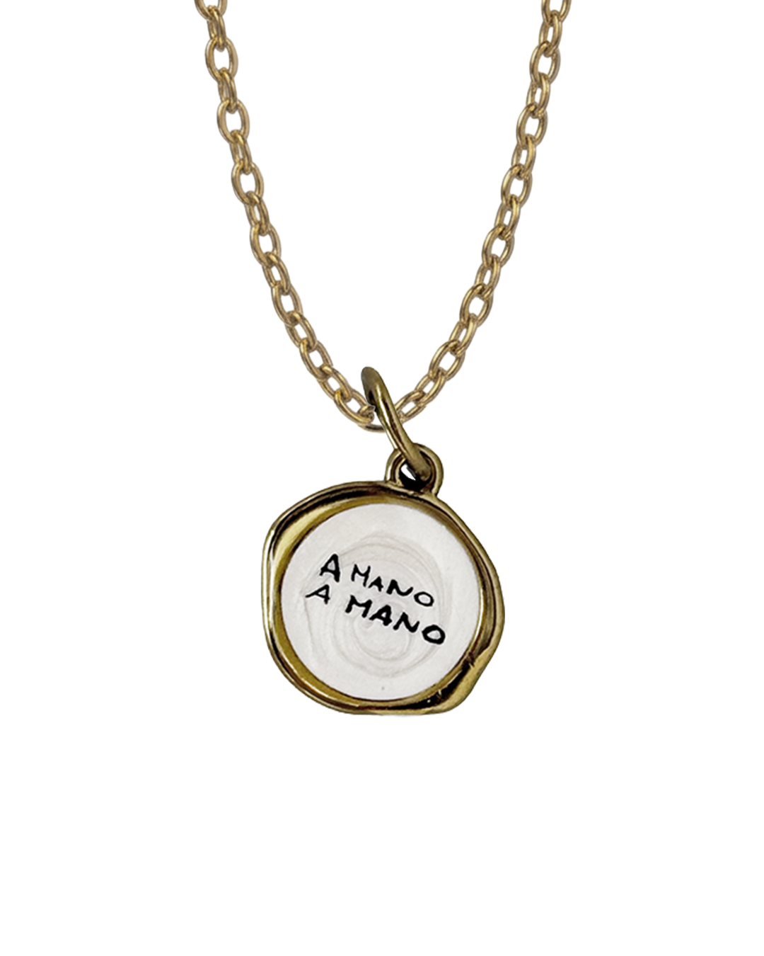 "A mano a mano" - Round Necklace