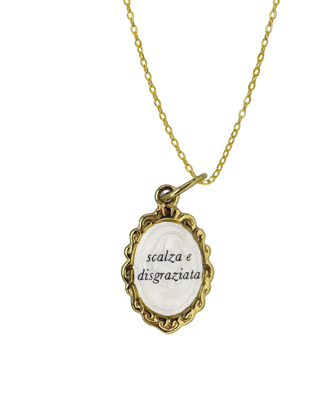 "Scalza e disgraziata" - Necklace